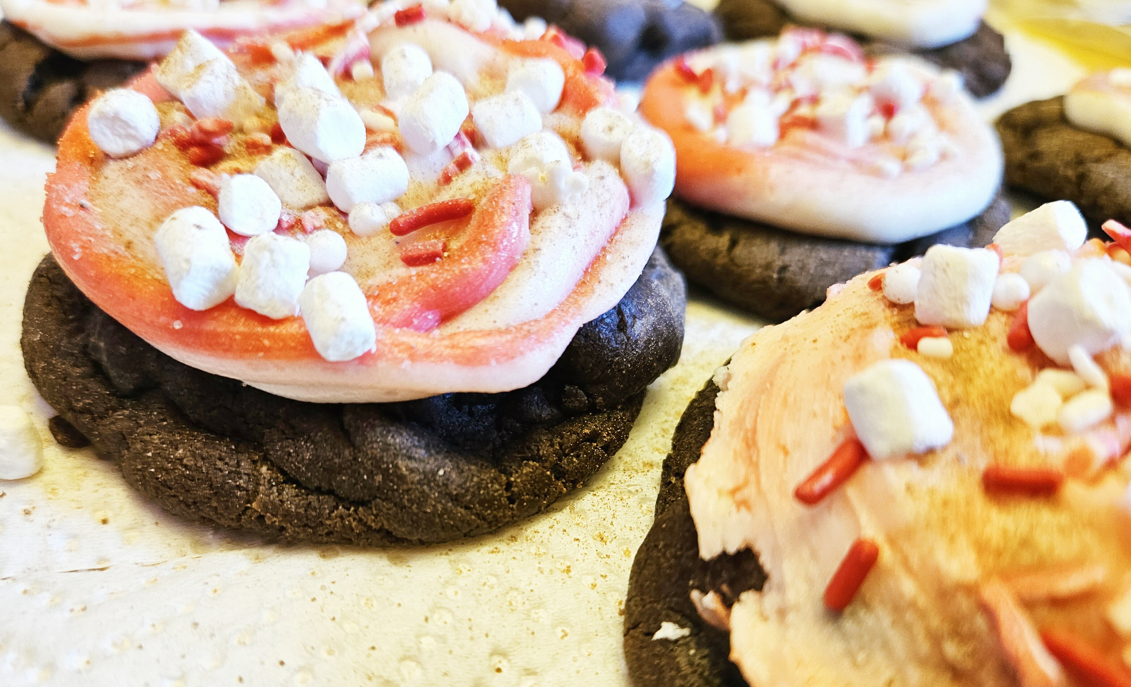 Peppermint Hot Cocoa Cookie